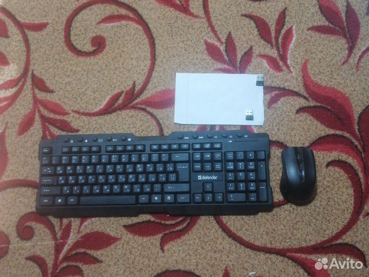 Клавиатура беспроводная и мышка беспроводная