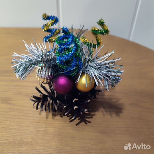 Новогодняя композиция на стол