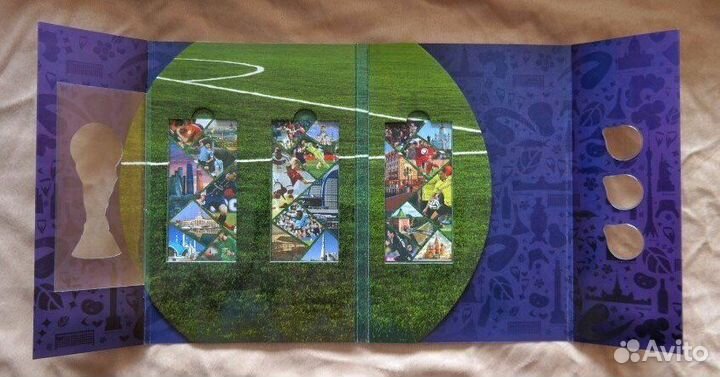 2018 чм по футболу альбом-планшет с монетами