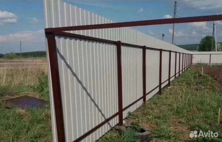 Заборы с установкой