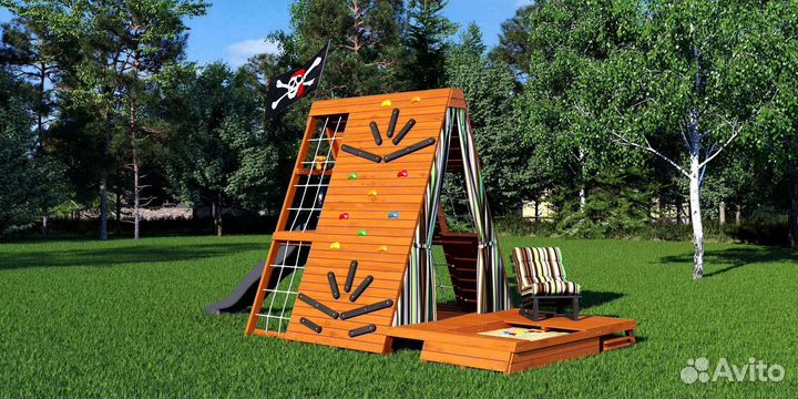 Новый детский спортивный комплекс для дачи