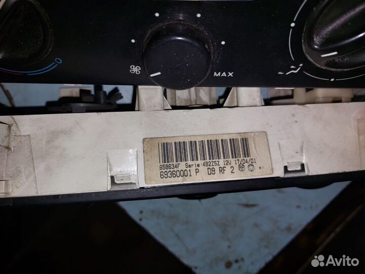 Блок управления отопителем peugeot 406 рест