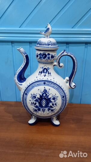 Чайник Гжель авторская