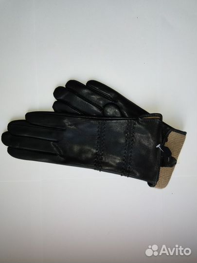 Перчатки женские кожаные новые