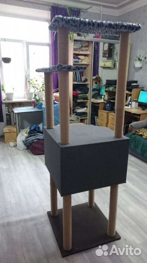 Когтеточка с домиком новая