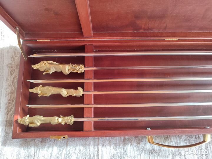 Набор шампуров в кейсе