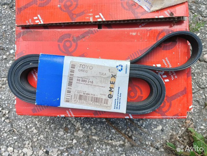 Приводной ремень chevrolet lacetti 96989016