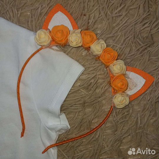 Ушки лисички (белочки) ручной работы