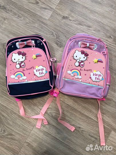Модный школьный рюкзак для девочки Hello Kitty