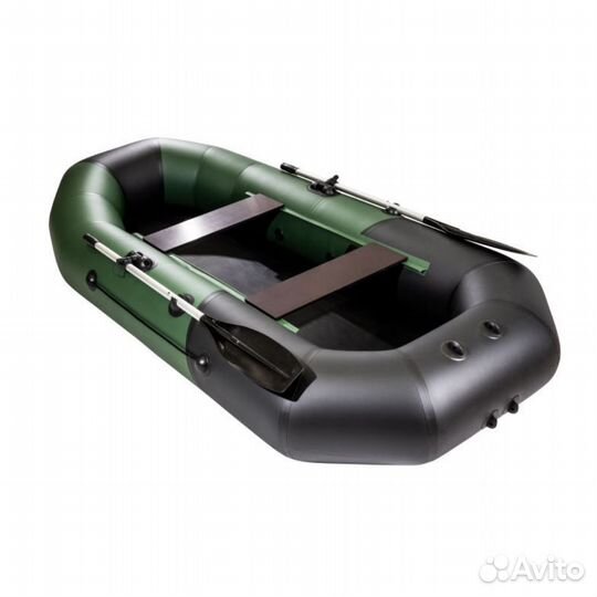 Лодка пвх Таймень NX 270 зеленый/черный