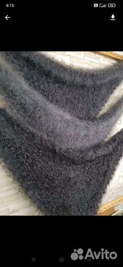 Пуховая косынка пуховушка