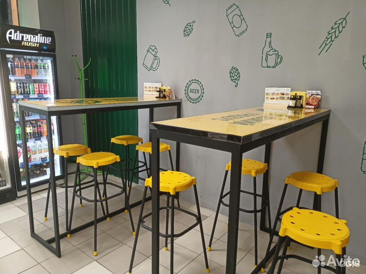 Маркет-бар 24/7, кафе и магазин разливного пива