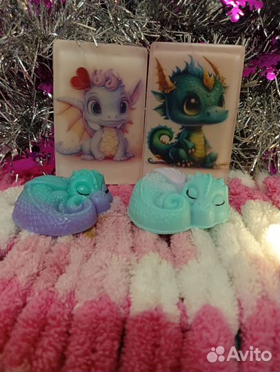 Мыло ручной работы драконы