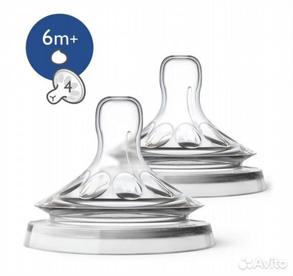 Соска Philips Avent Natural для густых жидкостей