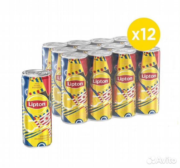 Холодный чай Lipton Ж/Б Лимон 0,25л