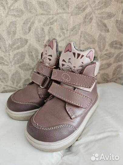 Ботинки для девочки 14 см котофей 21 р-р