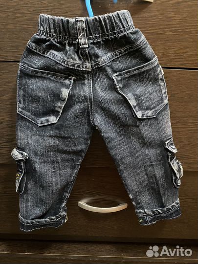 Джинсы на мальчика 86 92 новые