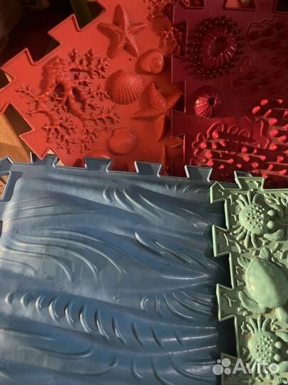 Ортопедический массажный коврик 8 пазлов