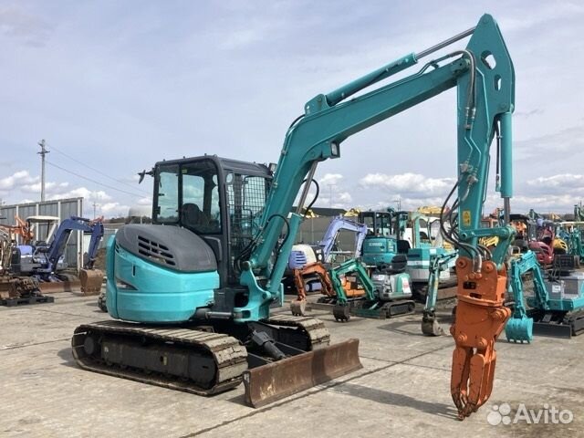 Мини-экскаватор Kobelco SK55SR(Cab), 2016