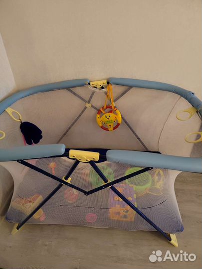 Большой детский манеж б/у