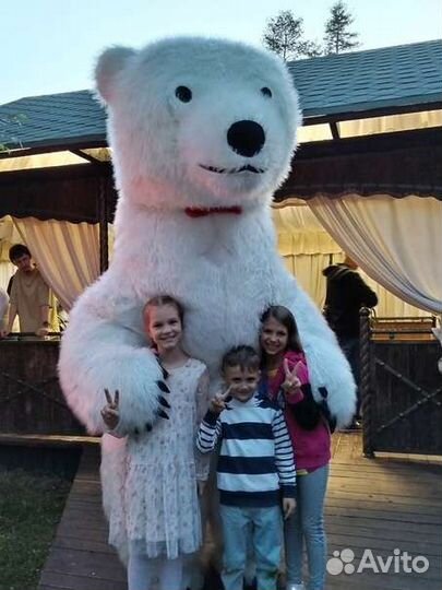 Белый мишка поздравление