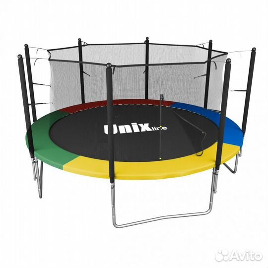 Батут unix line Simple 12 ft Color inside