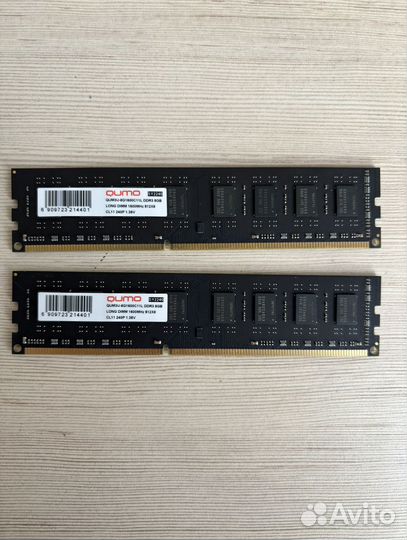 Озу для пк ddr3 16 gb (8+8)