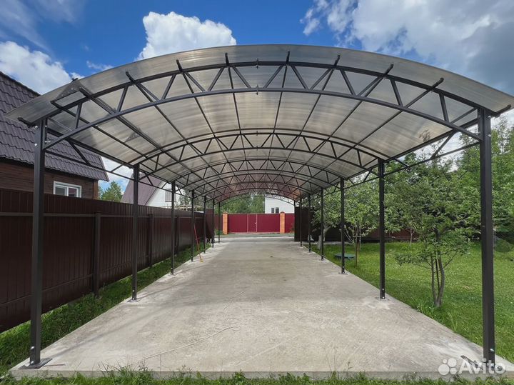 Навес металлический