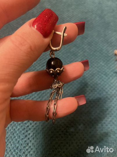 Серебряные серьги