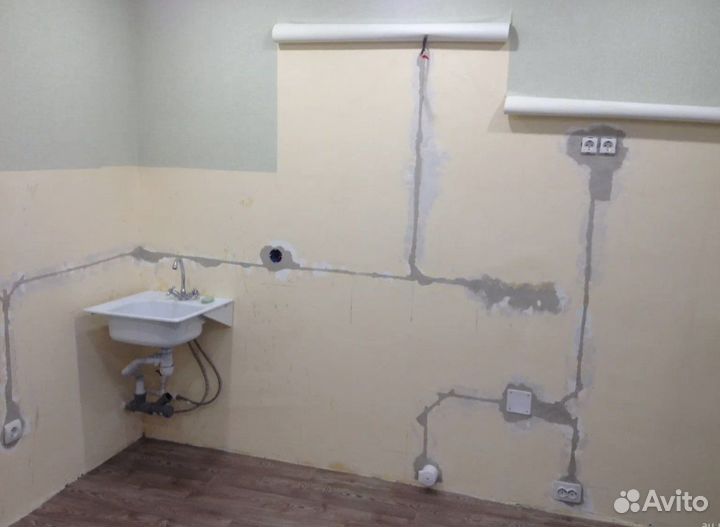 Перенос розеток, бурение подрозетников