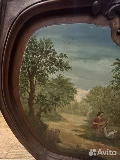 Старинная картина 19 век