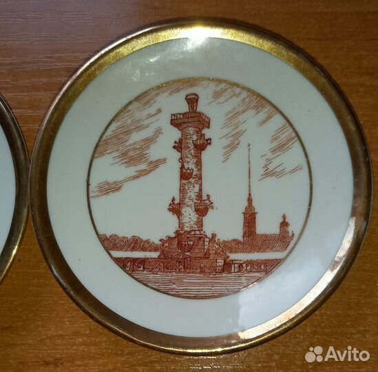 Настенная тарелка фарфор лфз