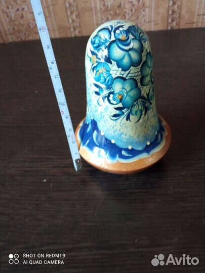 Матрешка-неваляшка, деревянный сувенир