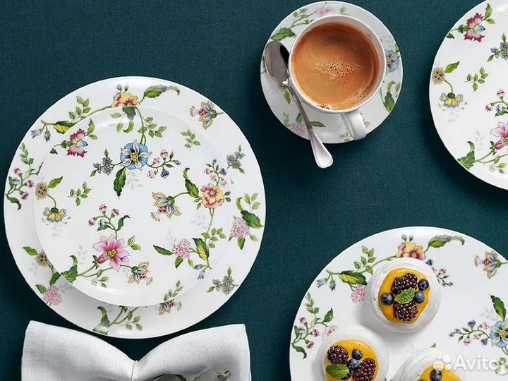 Тарелка обеденная 6 шт, 26,5 см, Костяной фарфор