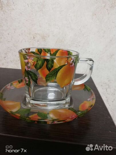 Чашка с блюдцем