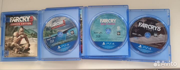 Far cry 3, 5, new dawn ps4