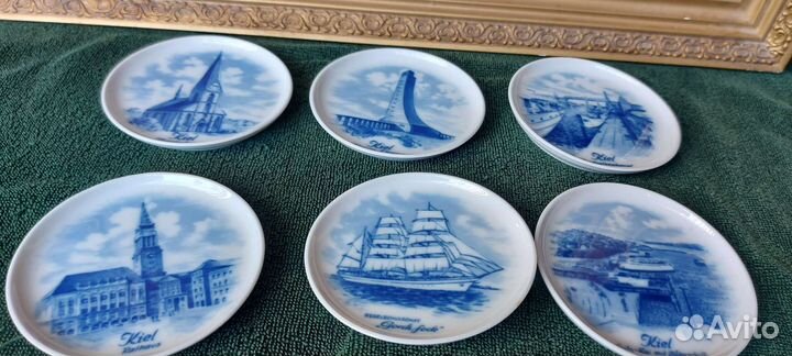 Антикварные настенные тарелочки kaiser Германия