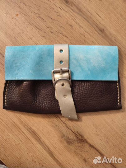 Клатч натуральная кожа