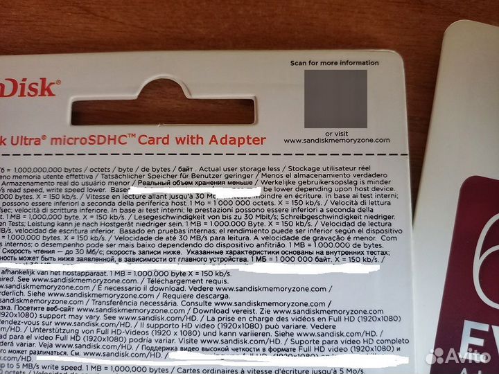 Карта памяти micro sd