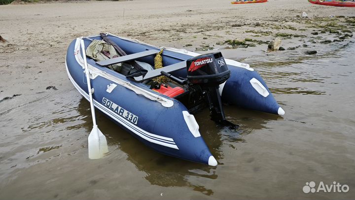 Пвх лодка solar 330 + мотор Tohatsu 9.8BS