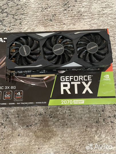 Видеокарта gigabyte rtx 2070 super gaming oc 8 gb