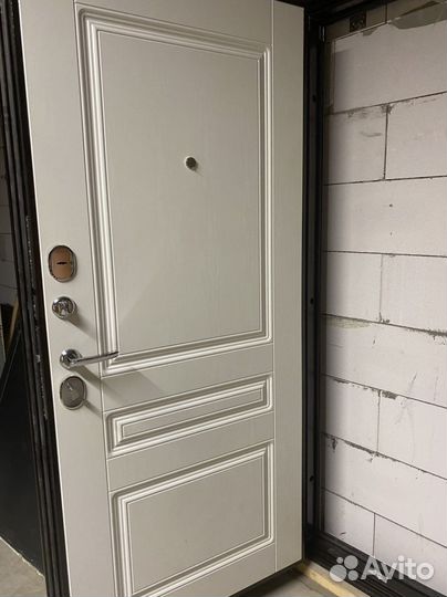 Дверь металлическая 3-х контурная (полотно 10 см)