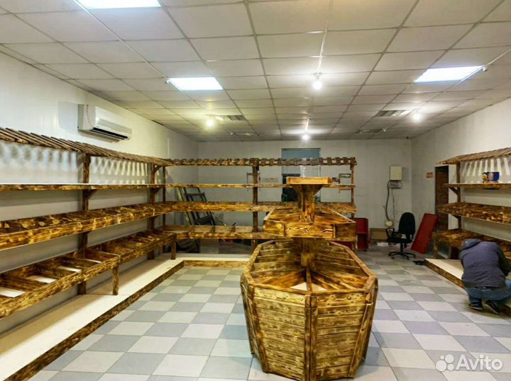 Стеллажи для овощей и фруктов