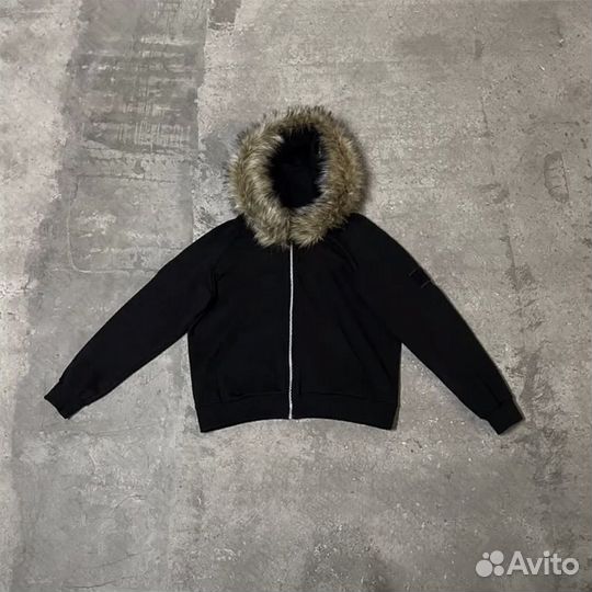 Зип худи с мехом аляска