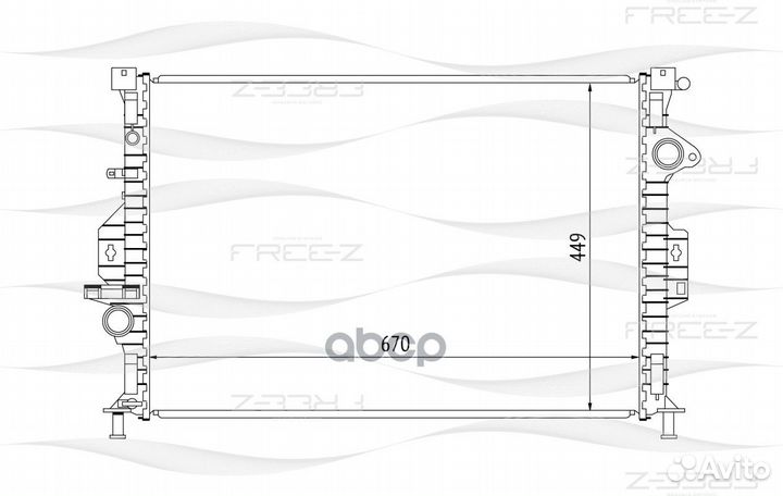 Радиатор KK0215 free-Z