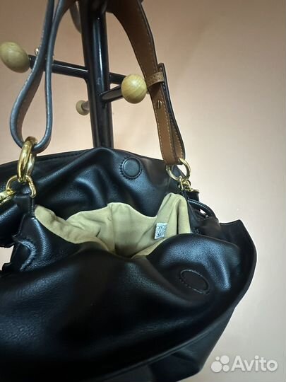 Сумка женская натуральная кожа черная