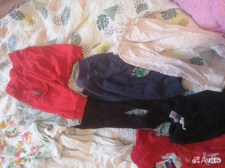 Вещи на девочку 74 80 пакетом