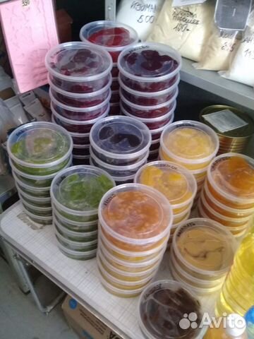 Начики с кусочками фруктов/ повидло