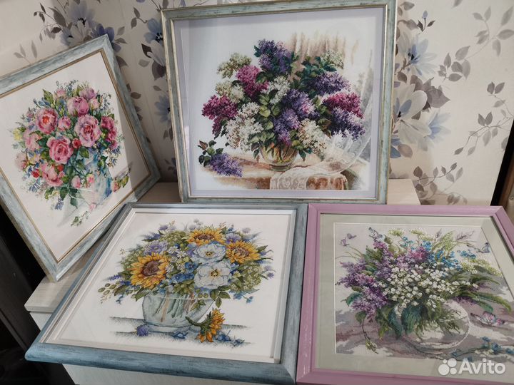 Картина вышитая крестом