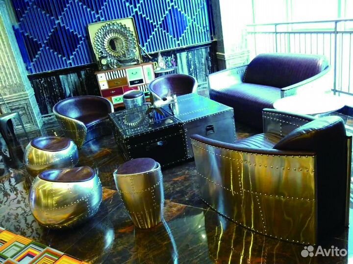 Пуф Trumpet Aluminum Exclusive Design